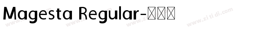Magesta Regular字体转换